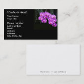 Dew-Kust Orchids Visitekaartje (Voorkant / Achterkant)