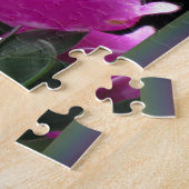 Dew Kust Pink Foxhandves Blooms Legpuzzel (Zijkant)