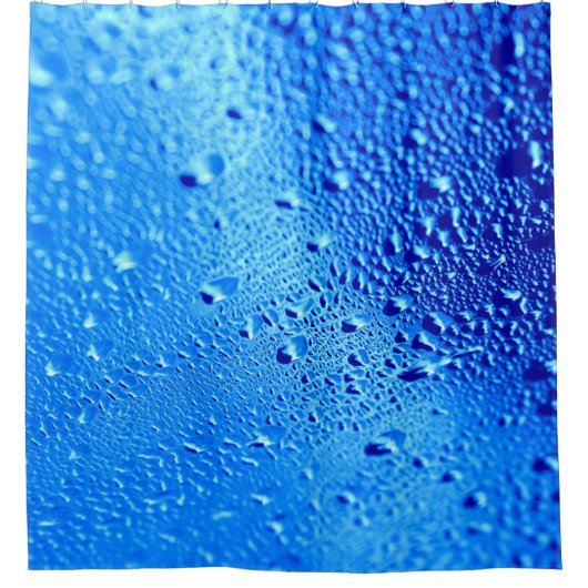 Dew wet glass background window douchegordijn (Voorkant)