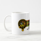Dewar Scottish crest and Tartan mok (Links)
