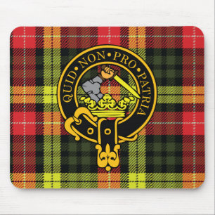 Dewar Scottish Crest en Tartan Muismat