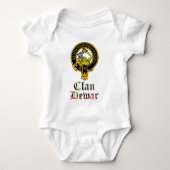 Dewar Scottish Crest Tartan Clan Name Clothes Romper (Voorkant)