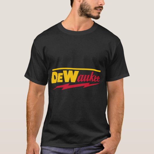 Dewaukee Power Tool-merk T-shirt (Voorkant)