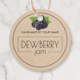 Dewberry Jam Eigen productlabel Ophangen Labels