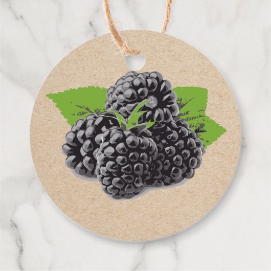 Dewberry Jam Eigen productlabel Ophangen Labels (Achterkant)