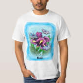 Dewdrop Butterfly Iris T-shirt (Voorkant)