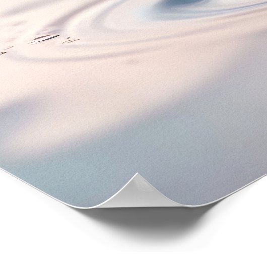 Dewdrop Close-up Water Tranquil Natuur Seizoen Poster (Hoek)