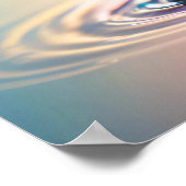 Dewdrop Close-up Water Tranquil Natuur Seizoen Poster (Hoek)