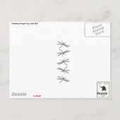 "Dewdrop Dragon" Briefkaart (Achterkant)