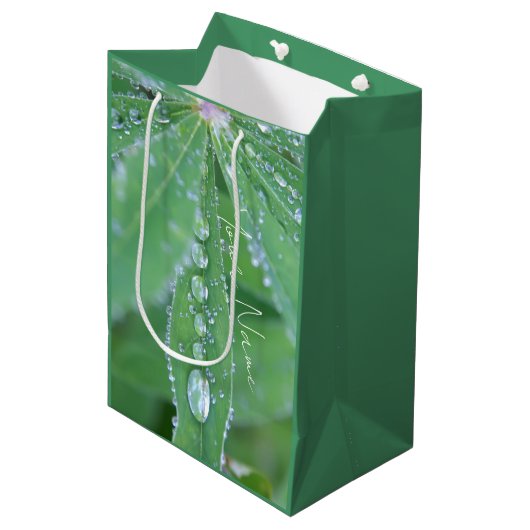 Dewdrop Medium Cadeauzakje (Voorkant Gekanteld)