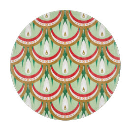 Dewdrop Scales Glass Cutting Board Snijplank