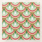 Dewdrop Scales Glass Onderzetters (Voorkant)