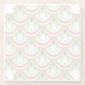 Dewdrop Scales Glass Onderzetters (Achterkant)