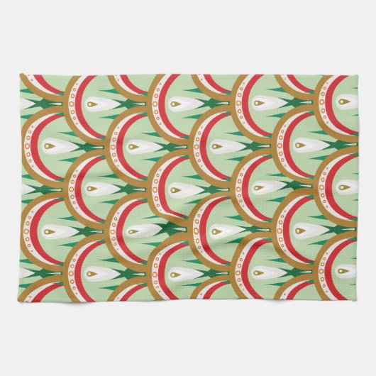 Dewdrop Scales Kitchen Towel Theedoek (Horizontaal)
