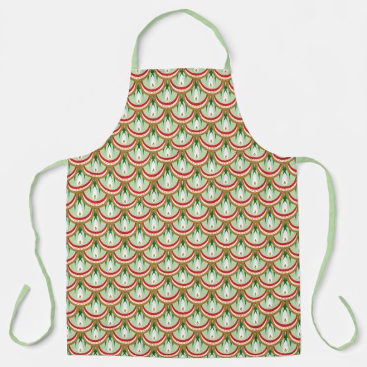 Dewdrop Scales Large Apron Schort (Voorkant)