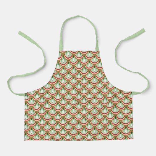 Dewdrop Scales Small Apron Schort (Voorkant)