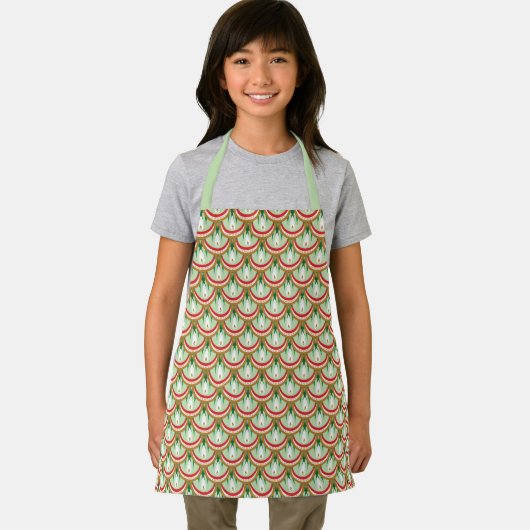 Dewdrop Scales Small Apron Schort (Insitu)