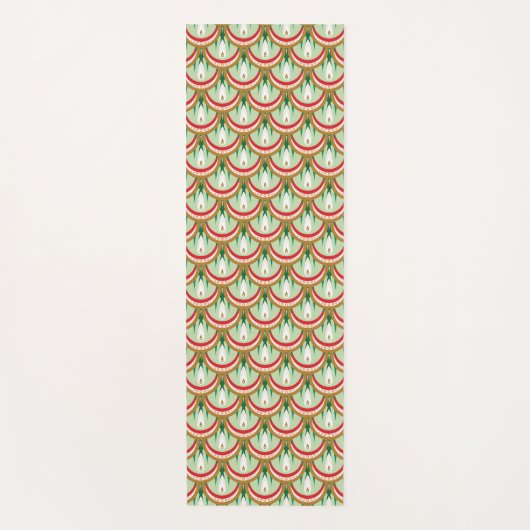 Dewdrop Scales Yoga Mat (Voorkant)