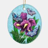 Dewdrop Vlinder Iris decoratie (Links)
