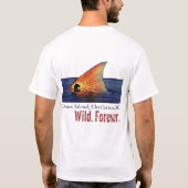 Deweeën Island Tailing Red Fish T-shirt (Achterkant)