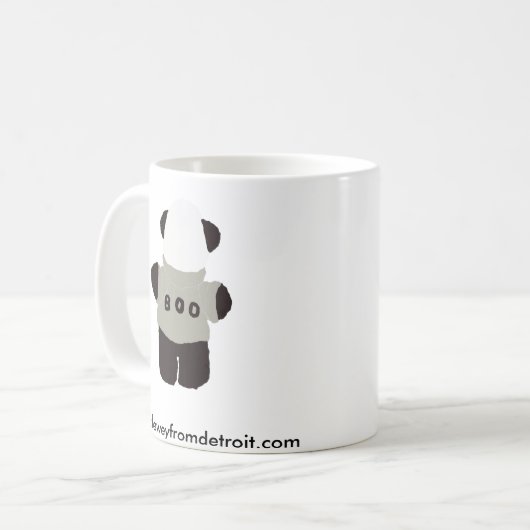 deweit van de mok van het afvlakken (Voorkant links)