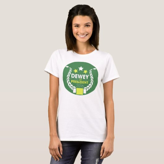 Dewey 4 Prez Tanktop (ronde logo) (Voorkant volledig)