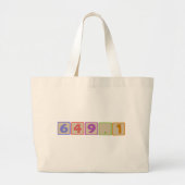 Dewey Baby Bag Grote Tote Bag (Voorkant)