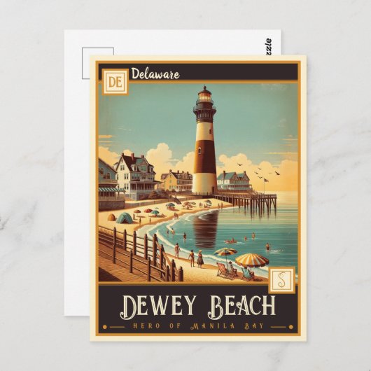 Dewey Beach, Delaware | Briefkaart (Voorkant / Achterkant)