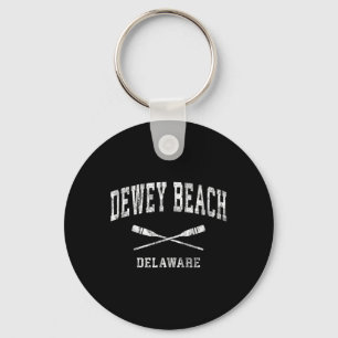 Dewey Beach Delaware Nautische Paddles Spor Sleutelhanger