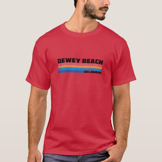 Dewey Beach Delaware Oversized T-shirt (Voorkant)