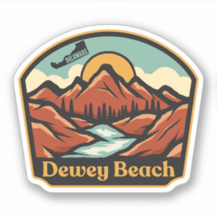 Dewey Beach, Delaware  Sticker