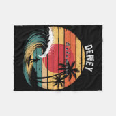 Dewey Beach Delaware strand surfen  Fleece Deken (Voorkant (Horizontaal))