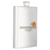 Dewey Beach Delaware Sun Palm Trees Flacon (Rechts)