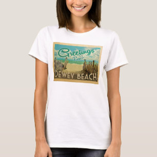 Dewey Beach Vintage Travel T-shirt