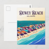 Dewey Beach VS Briefkaart (Voorkant / Achterkant)