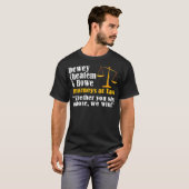 Dewey Cheatem en Howe Funny Lawyer Attorney T-shirt (Voorkant volledig)