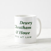 Dewey, Cheatham & Howe Koffiemok (Voorkant rechts)