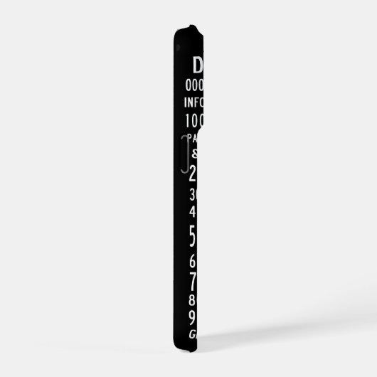 Dewey Decimal Busroll Case iPhone Hoesje (Rechterkant)