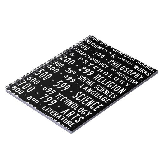 Dewey Decimal Notitieboek (Linkerzijde)