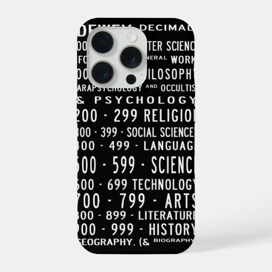 Dewey Decimale Busrol Case iPhone Hoesje (Achterkant)