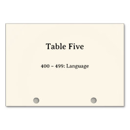 Dewey Decimale Systeem Kaartcatalogus Tafel Nummer Kaart