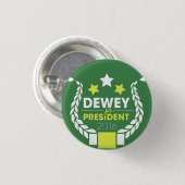 Dewey for President Button (Voorkant /achterkant)