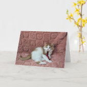 Dewey is helemaal verkleed kaart (Gele Bloem)