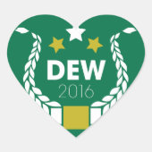 Dewey Stickers - <3 (Voorkant)