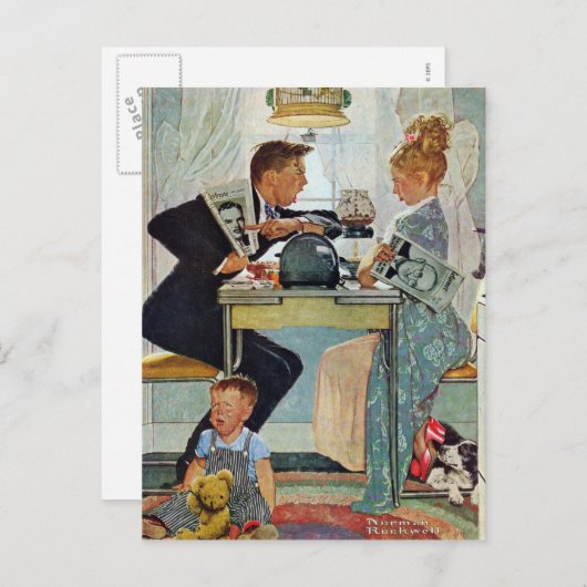 Dewey tegen Truman Briefkaart (Voorkant / Achterkant)