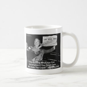 Dewey verslaat Truman Grappige Cadeaus T-shirts Kn Koffiemok