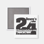 Dewey's 24 Uur Readathon Magnet (Voorkant / Achterkant)