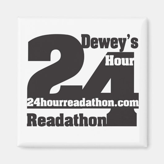 Dewey's 24 Uur Readathon Magnet (Voorkant)
