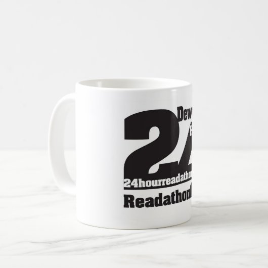 Dewey's 24-uurs Mok voor readathon (Voorkant links)