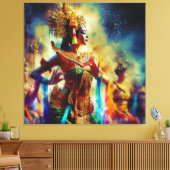 Dewi Tari (dansgodin) Canvas Afdruk (Insitu (Woonkamer))